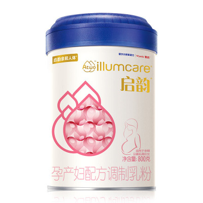 惠氏启韵（Wyeth illumcare）孕妇奶粉 孕产妇配方 孕妈奶粉（孕期哺乳期适用）800g