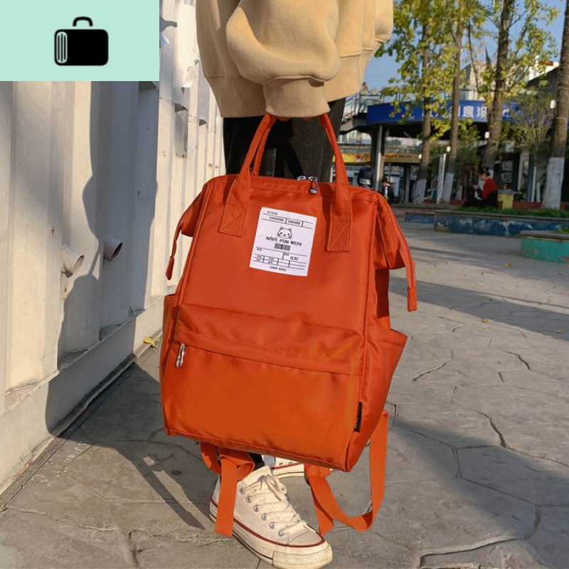 上新日系少女心书包女学生韩版高中森系百搭时尚双肩包大容量背包NEW LAKE高清大图