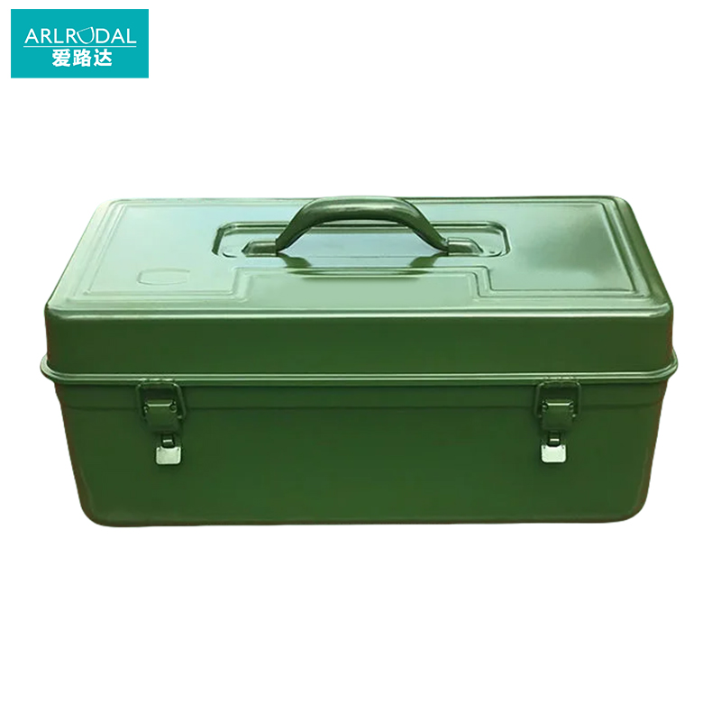 爱路达双层加厚铁皮工具箱大号L-460/个高清大图