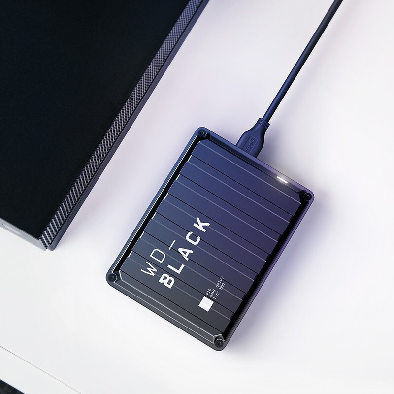 西部数据(WD)4TB 移动硬盘 P10 游戏高速存储大容量机械硬盘ps5/xbox拓展外接外置手机笔记本电脑