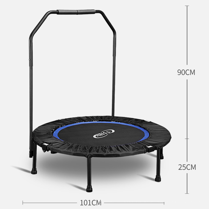由惠体育 健身蹦蹦床圆形四折叠健美塑身跳床蹦蹦床报价_参数_图片