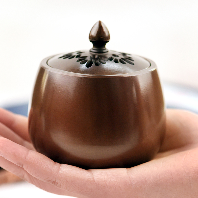 闪电客香炉家用檀香炉室内盘香炉茶道创意薰香炉创意香薰炉车制小香炉