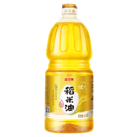 金龙鱼优+稻米油1.8L 食用油家用米糠油 炒菜煮饭健康营养