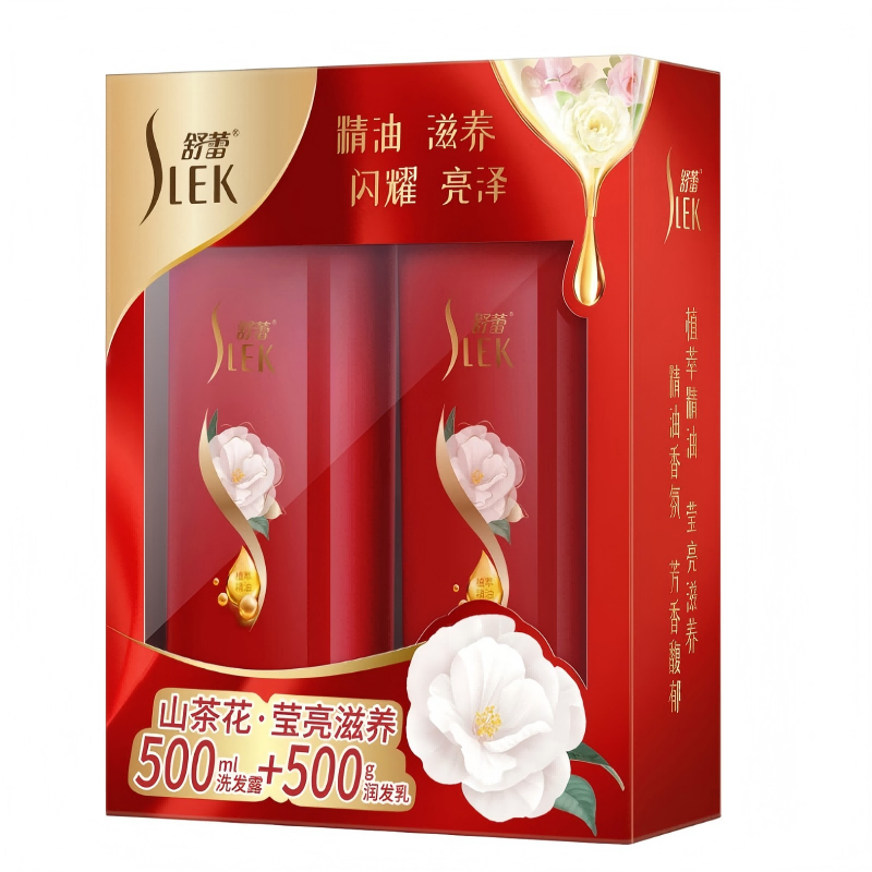 舒蕾山茶花洗发润发套装500ml+500ml