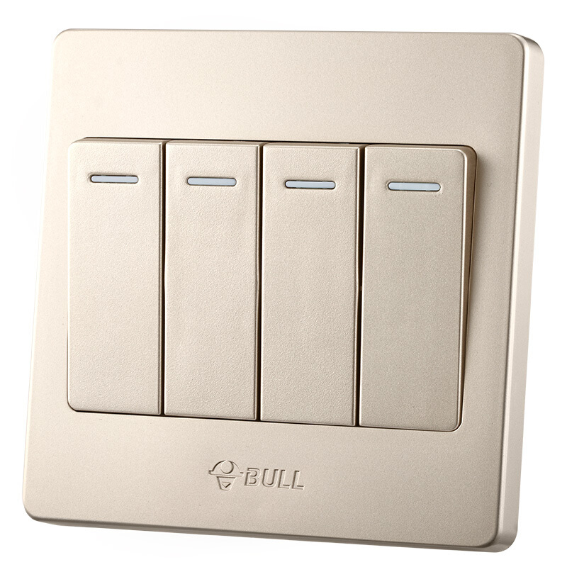 公牛bullg07系列四开双控开关插座