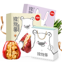 [百草味]抱抱果和田骏枣夹核桃仁260g(盒装)X2
