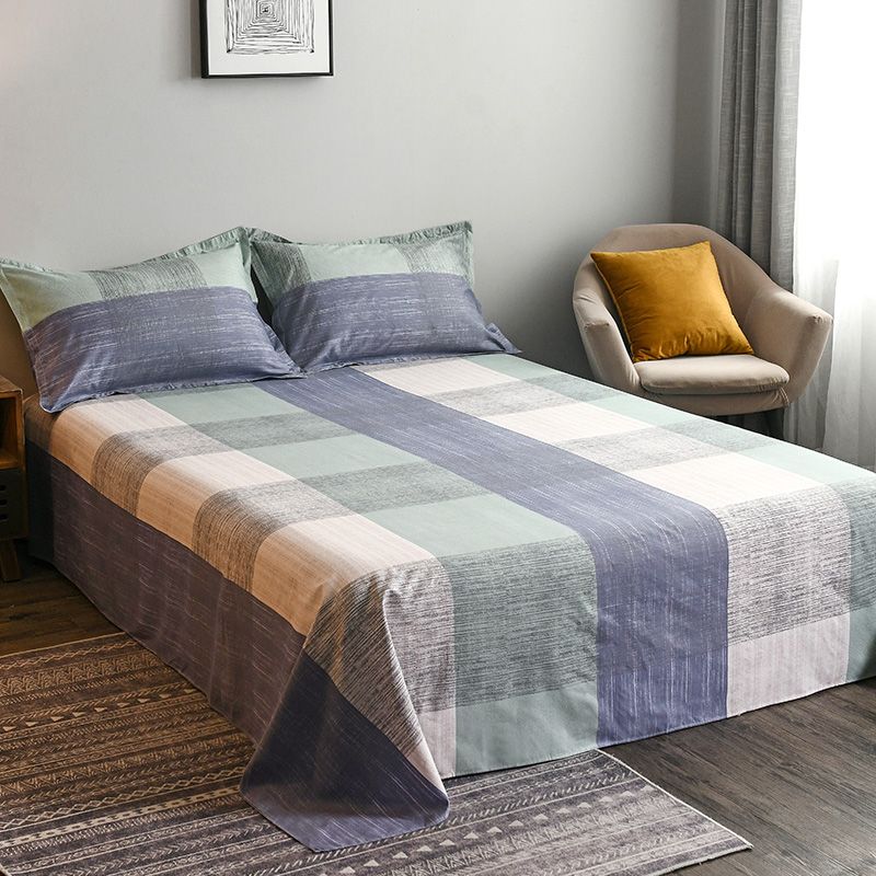 床单 单件加厚单人2米x2.3双人学生宿舍1.5米1.8m被单高清大图