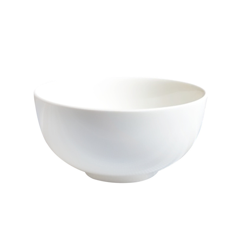 饭碗 汤碗 白色陶瓷饭碗 7寸(17.7*8.1cm)高清大图
