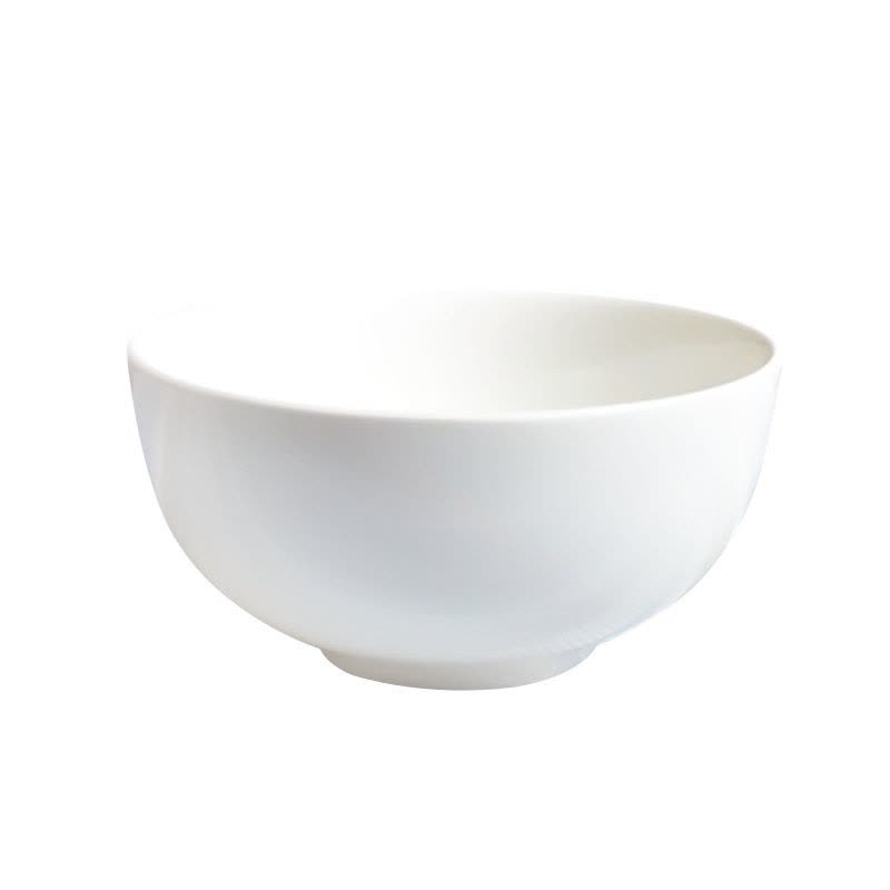 饭碗 汤碗 白色陶瓷饭碗 7寸(17.7*8.1cm)图片