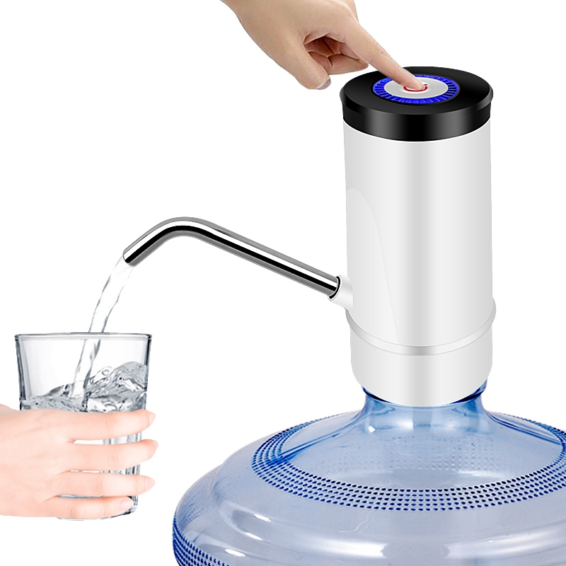 桶装水抽水器古达家用饮水机矿泉水电动按压上水器水桶自动吸水泵