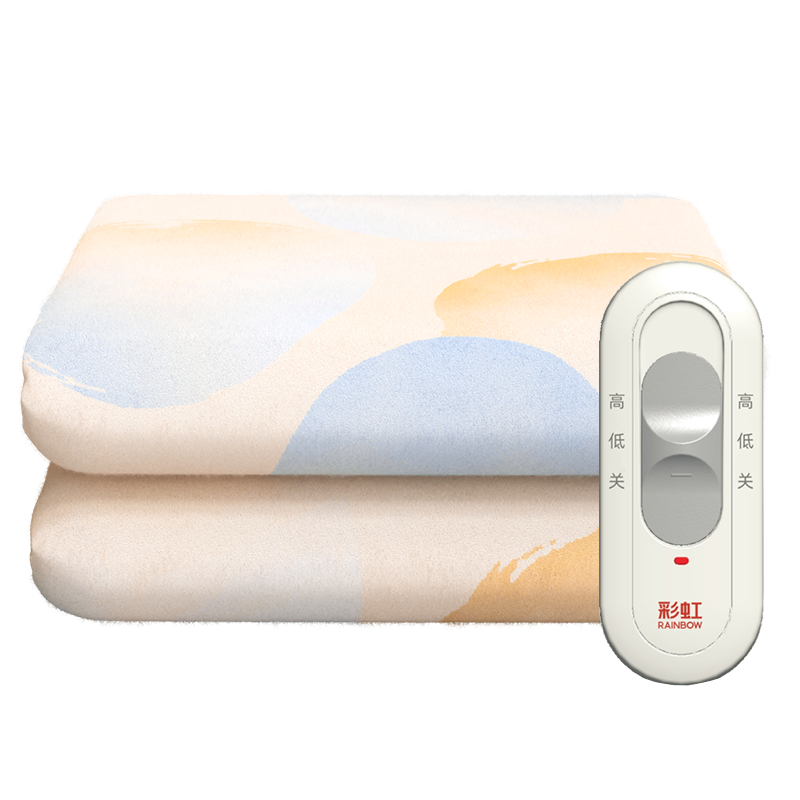 彩虹 化纤印花单人 电热毯 1.5*0.7米 T1570