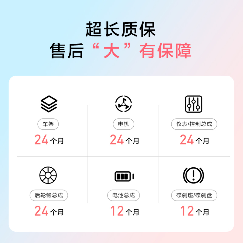 Ninebot九号电动滑板车F30plus成人便携上班代步舒适减震 F30plus红蓝