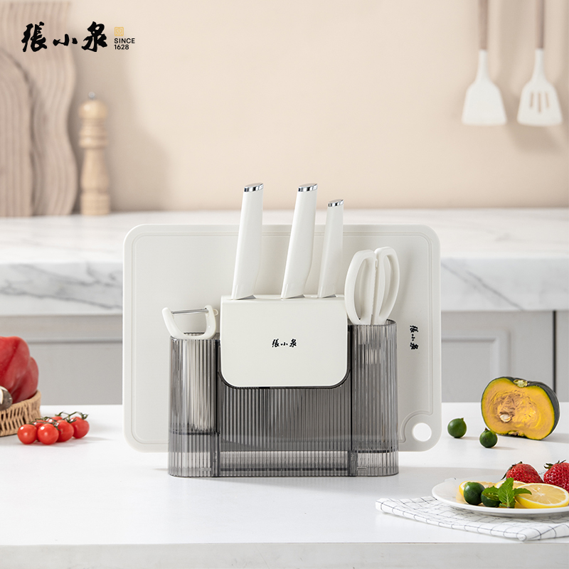 张小泉 皓锦系列 套装刀具七件套 D300081高清大图