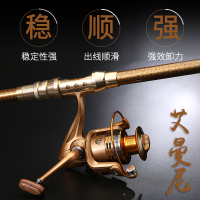 香港艾曼尼IRMANI鱼竿海竿渔具超硬调海竿套装抛竿远投竿钓鱼竿包邮大物竿海竿单竿2.1米2.4米2.7米3米3.6米