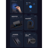 凯迪仕(Kaadas)智能锁Q3 FVP指纹锁推拉式全自动3D人脸识别智能门锁家用防盗门锁电子密码锁