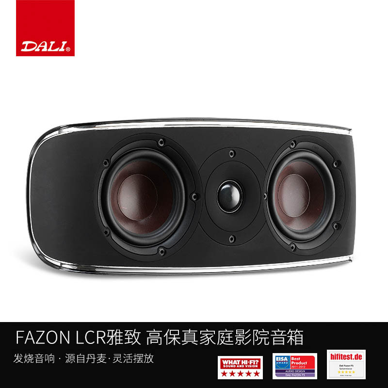 达尼 FAZON LCR雅致 灵活摆放高保真家庭影院音响箱 一只价 黑色