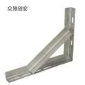 众慧创安 加宽镀锌角铁支架 货架三角架 固定支架 40*90cm 个