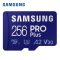 三星(SAMSUNG) 256GB TF(MicroSD)高速存储卡Pro Plus U3 V30 A2 4K读180M