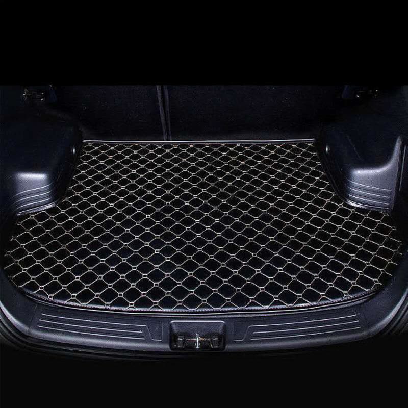 大众全新朗逸桑塔纳速腾宝来帕萨特捷达迈腾高7专用汽车后备箱垫 黑色米线(平面加厚款) 13年--15年宝来图片
