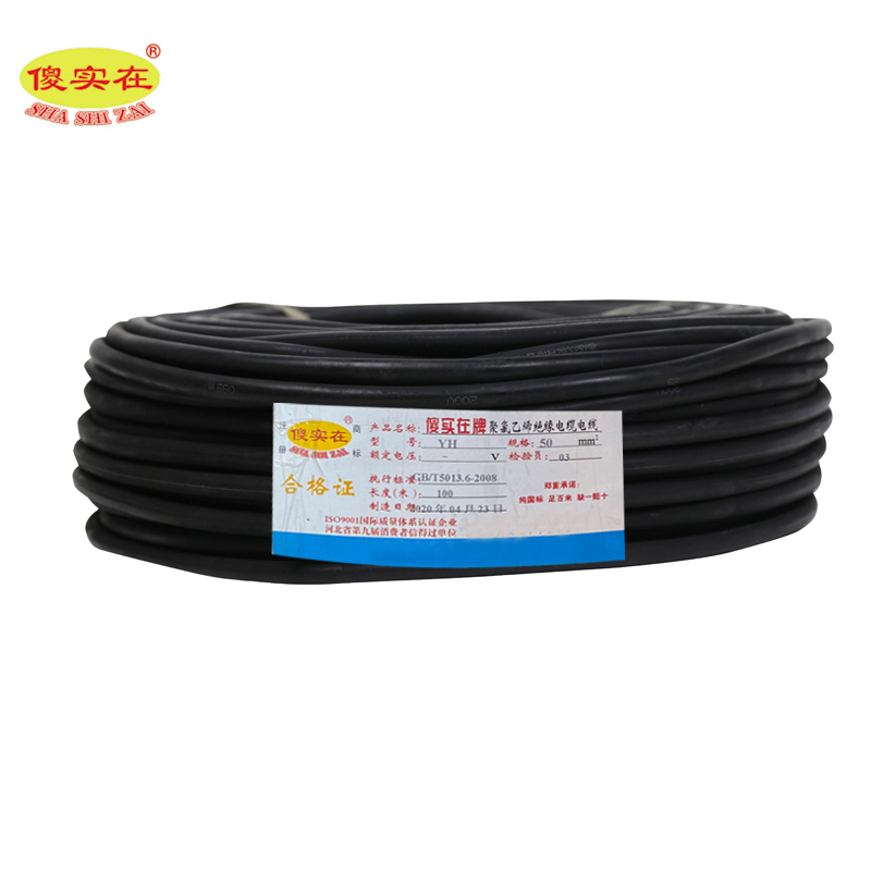 电线 国标焊把线 YH 1*50mm² 米高清大图