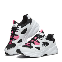 斯凯奇(Skechers)D'LITES系列 熊猫鞋 女士休闲鞋88888364-WPBK