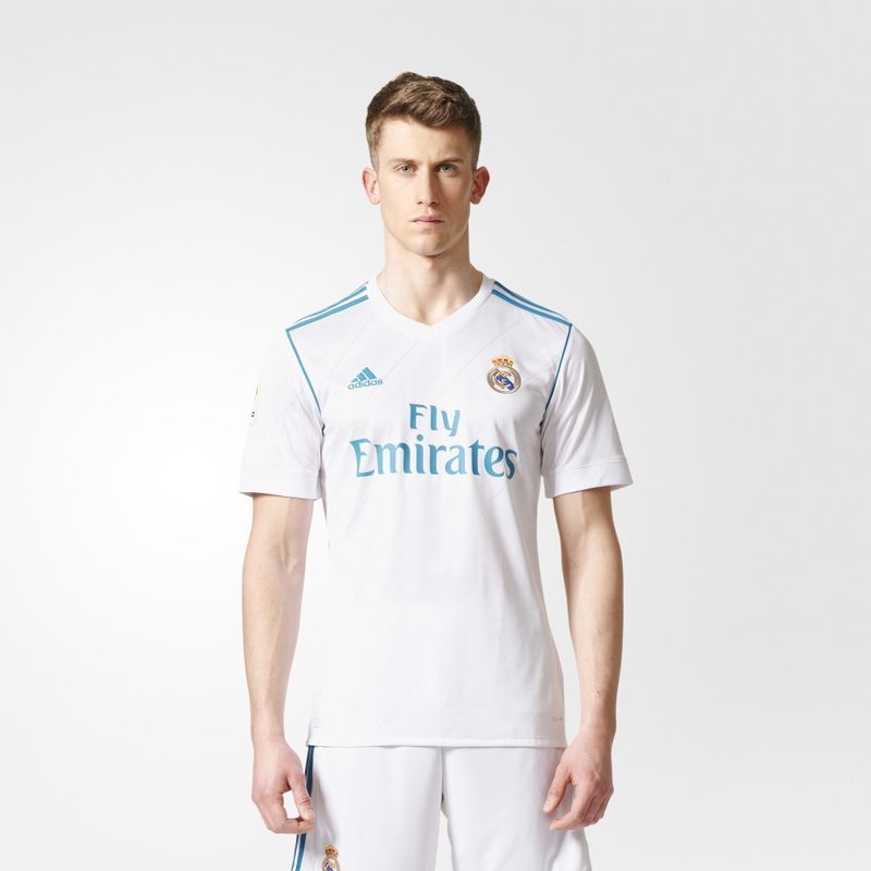 adidas 阿迪达斯 足球 男子 皇家马德里 短袖上装 白 B31109