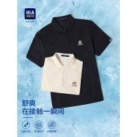 海澜之家 短袖POLO衫 休闲刺绣冰爽棉凉感短袖