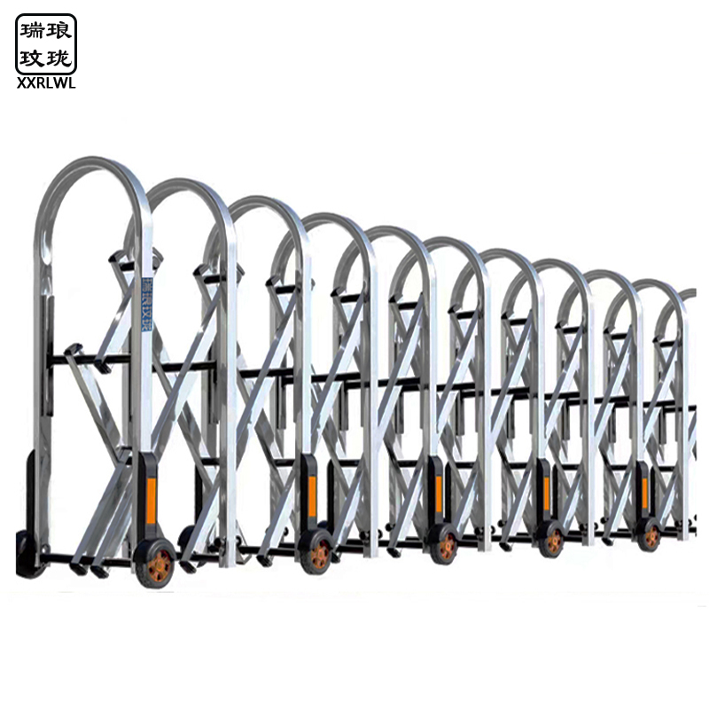 瑞琅玟珑 不锈钢移动伸缩围栏 伸缩路障护 RL-XW