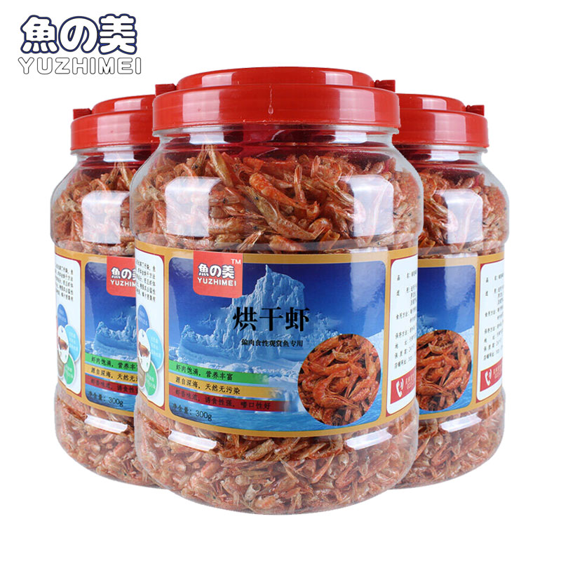 南极磷虾干虾鱼饲料鱼食龟粮血鹦鹉增红饲料锦鲤热带鱼龙鱼罗汉鱼高清大图