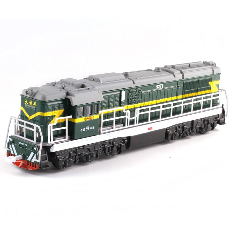 87火车模型合金玩具火车声光儿童玩具车蒸汽机车东风火车 蒸汽火车头