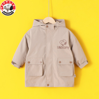 史努比(SNOOPY)童装儿童脱卸羽绒服女中小童宝宝加厚素色洋气时尚保暖羽绒服AJ018