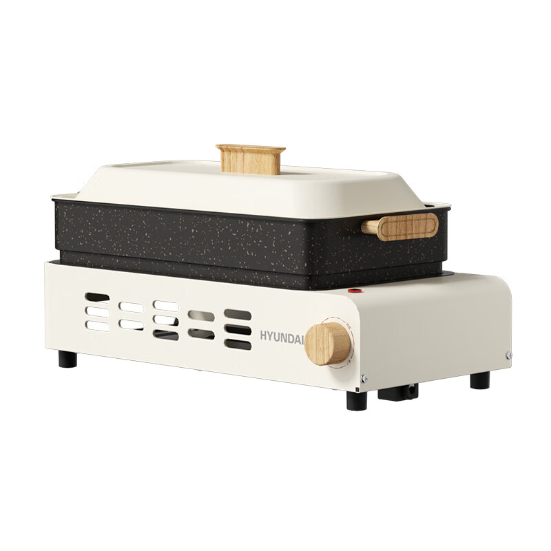 HYUNDAI(现代)电烤架(多功能料理锅)MJSK-04 白色 5L