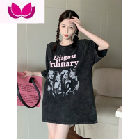 七斓美式辣妹正肩短袖T恤女夏季2023新款抽绳设计感修身显瘦短款上衣