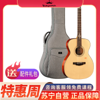 卡马(KEPMA)F1-OM单板民谣吉他指弹吉它jita原木色圆角41英寸