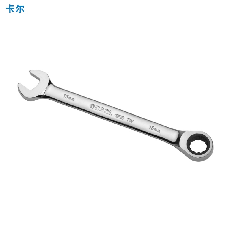 卡尔 航空级全抛光两用快扳15mm 21011 把高清大图