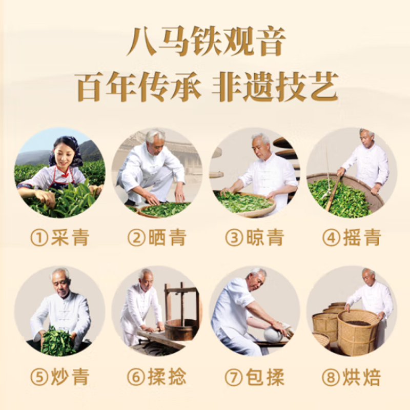 八马茶业 赛珍珠铁观音11111 75g (9包)高清大图