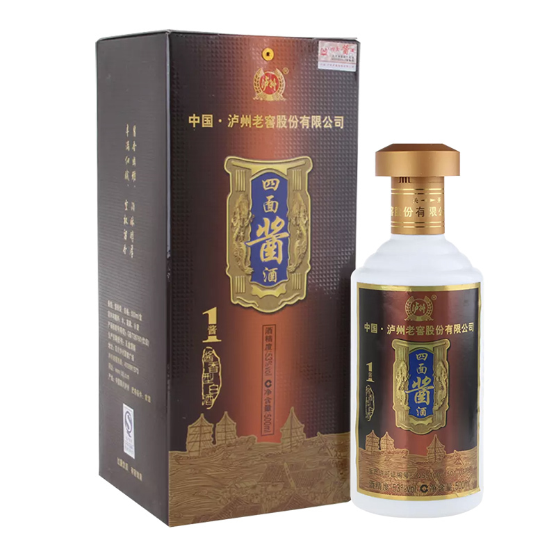 老酒白酒 53度泸州老窖 四面酱酒 酱1 酱糯米酒