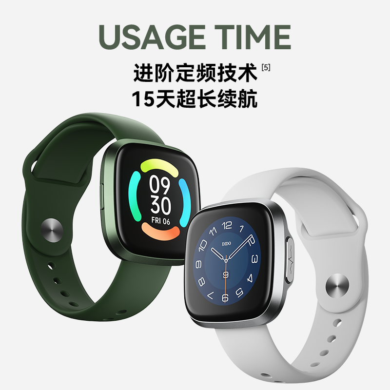 didoG28高精准度无创测血糖血压血氧智能手表24小时动态体温心率跳脏监测试仪健康老人运动手环 标配版雾色黑高清大图