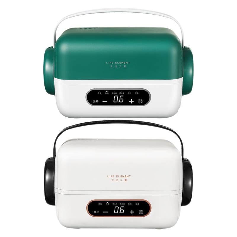 生活元素电热饭盒密封保鲜方便快捷绿色F77-F78(颜色随机)
