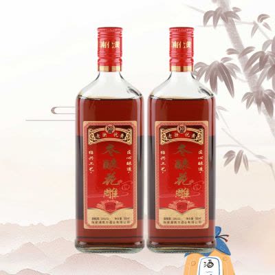 塔牌绍兴黄酒本酒15度500ml 礼盒装半干型手工酿造不添加焦糖色的本色