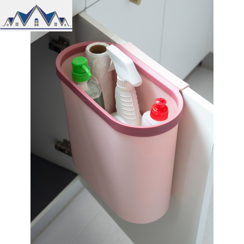 厨房垃圾桶挂式家用橱柜可壁挂式无盖塑料大号收纳桶分类杂物桶_1_329高清大图