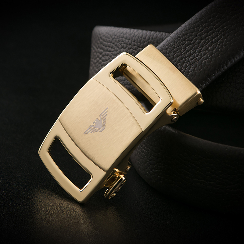 正品lidenamani利登阿玛尼男装皮带腰带真皮头层牛皮腰带男韩版潮自动