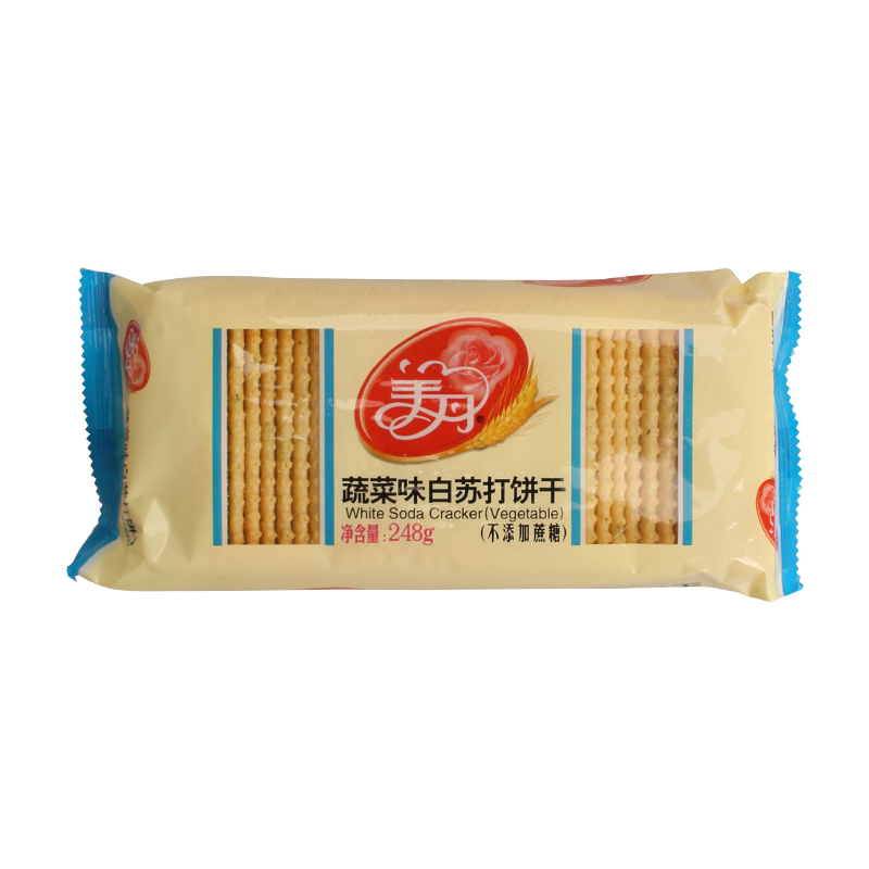 北京特产美丹饼干苏打饼干248g10包组合装蔬菜原味燕麦芹菜芝麻鲜葱