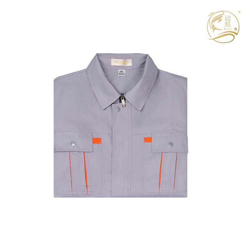 夏季长袖工作服T-004高清大图