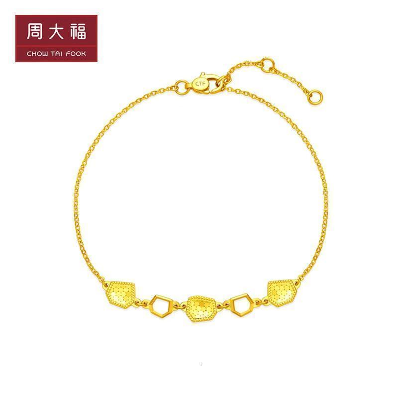 周大福(chow tai fook)黄金手镯/手链/脚链eof1077报价_参数_图片