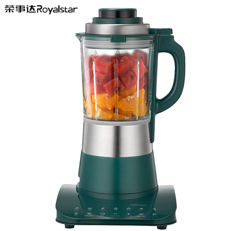 荣事达(Royalstar)破壁机智能预约家用1.75L/升全自动多功能榨汁辅食豆浆绞肉破壁料理机RZ-848B绿色款