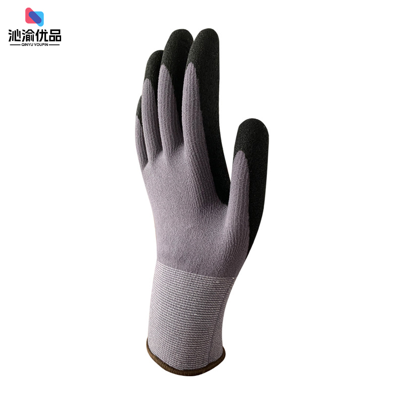 沁渝优品 13针涤纶丁腈磨砂手套 均码 双高清大图