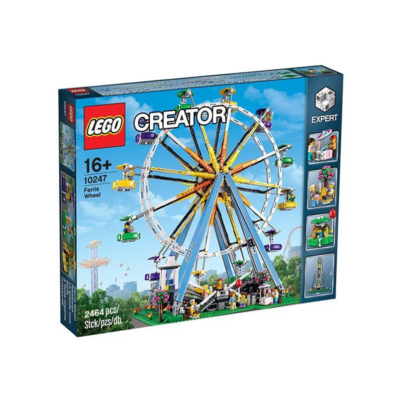 lego乐高creator创意百变摩天轮10247塑料积木玩具2464颗16岁以上