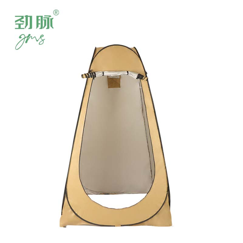 劲脉 户外洗澡帐篷 军绿-150*150*190CM 顶高清大图