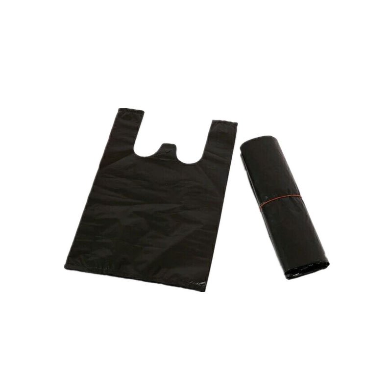 小垃圾袋黑色小号手提式迷你桌面20cm一次性背心式300只多款家用垃圾